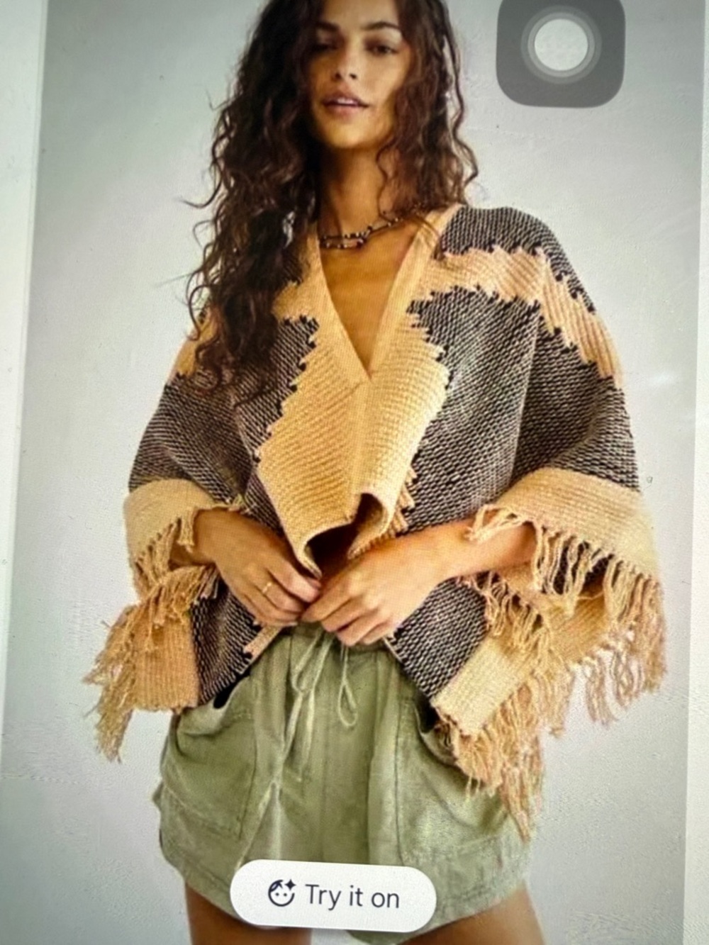 Free People Always You Woven Poncho Top
M/L